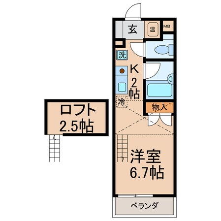 上星川駅 徒歩8分 1階の物件間取画像